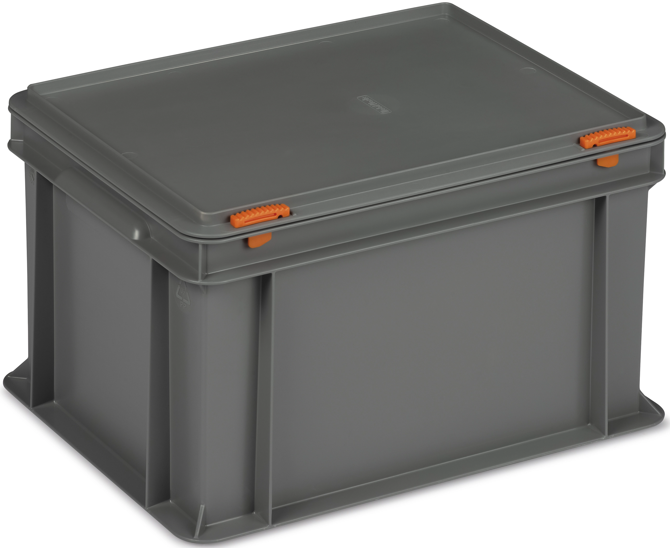 Euronorm Behälter für Industrie und Logistik, grau, stabil und langlebig