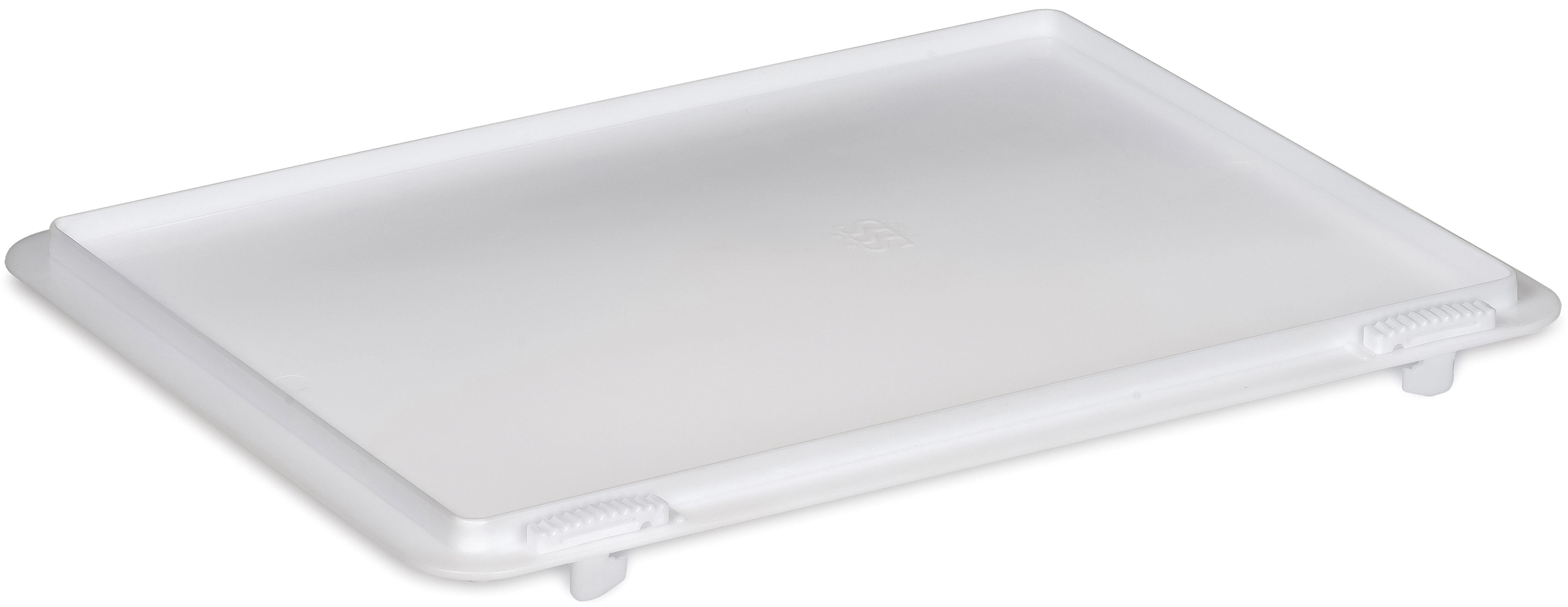 Passgenauer Kunststoffdeckel für Euroboxen, weiß, hygienisch und leicht zu reinigen