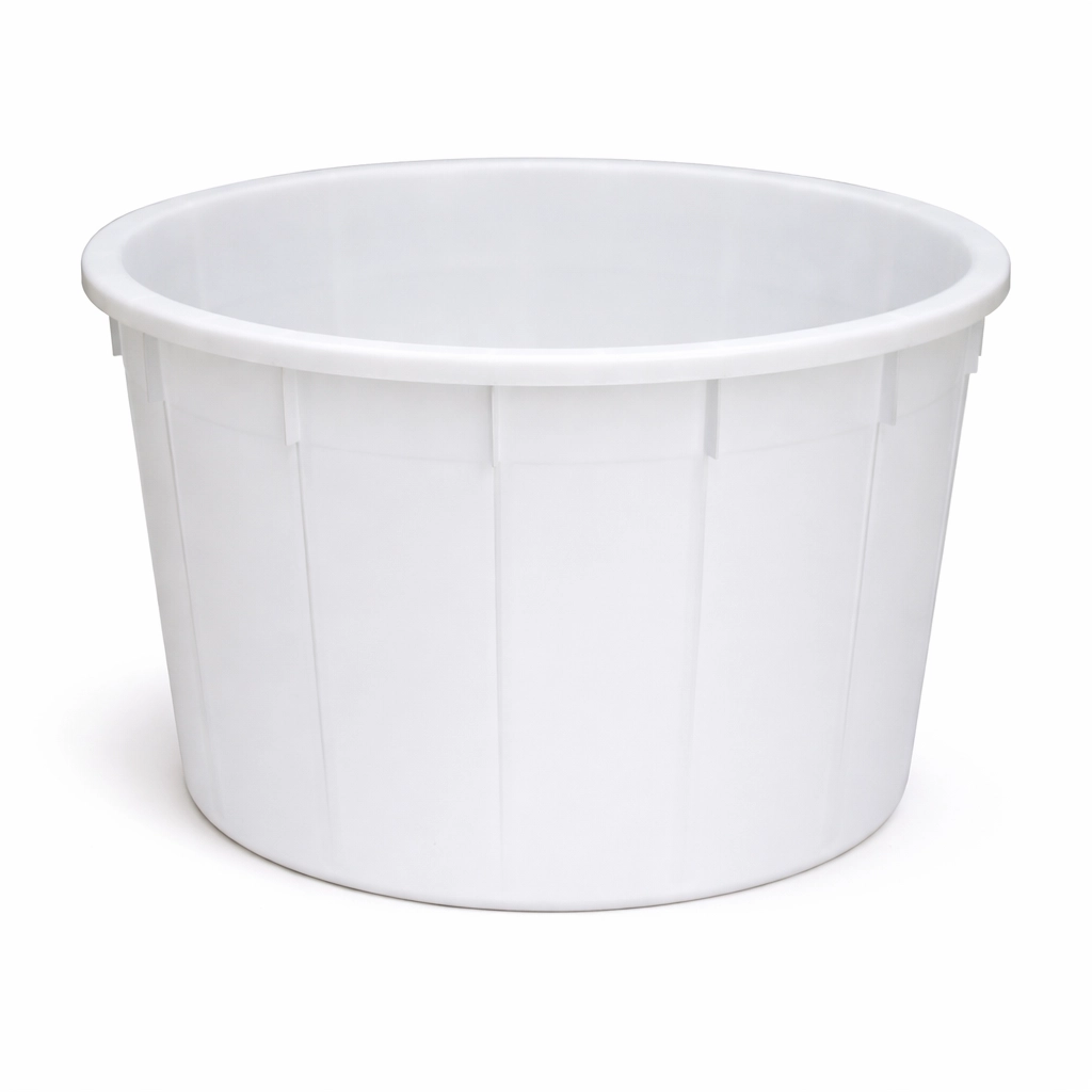 Bottich aus HDPE, lebensmittelecht, stapelbar, 110–1000 l, temperaturbeständig von −30 bis +80 °C