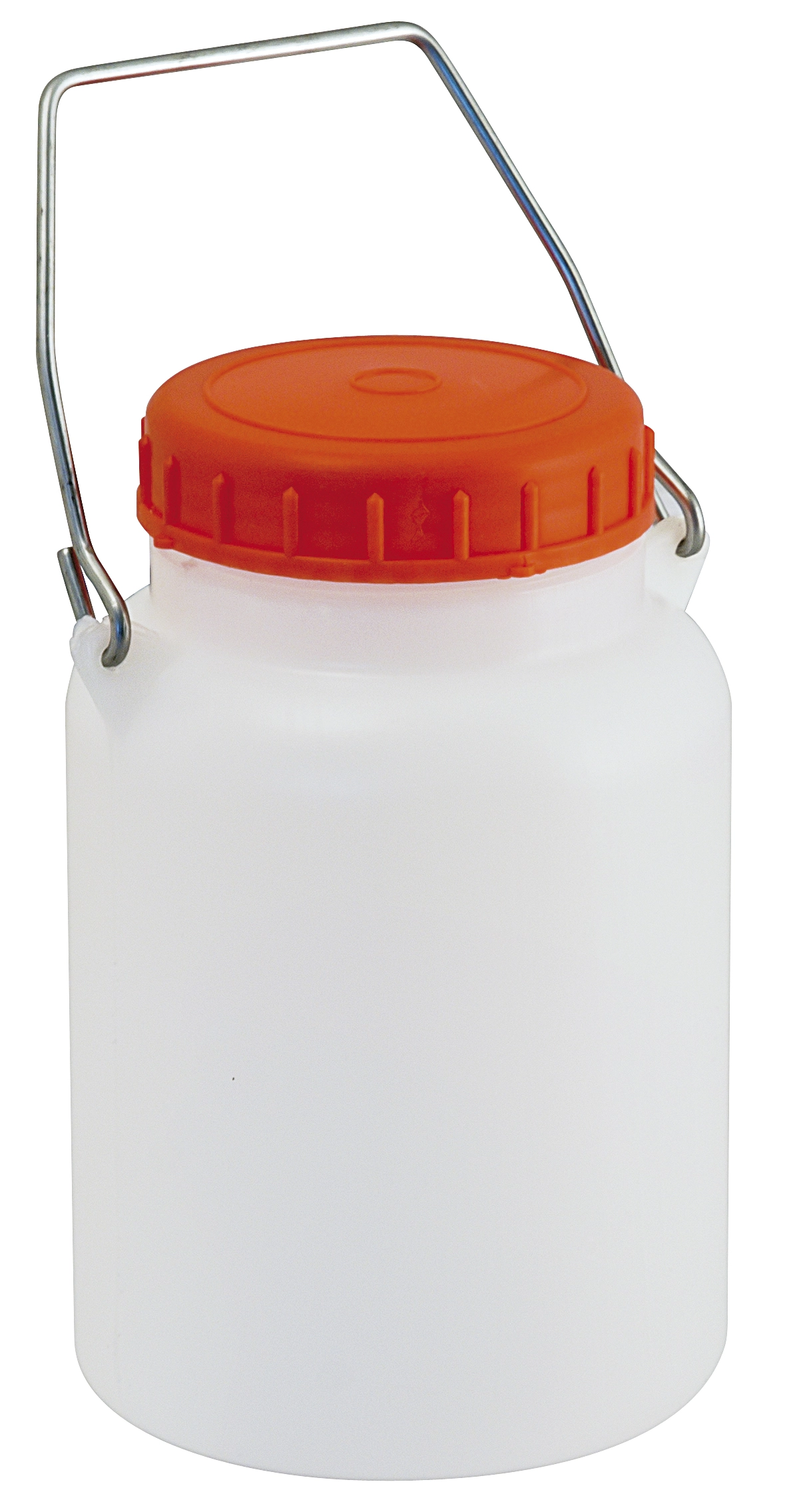 Kanne MIK aus HDPE mit Metallbügel, lebensmittelecht, leicht zu reinigen, −20 bis +80 °C